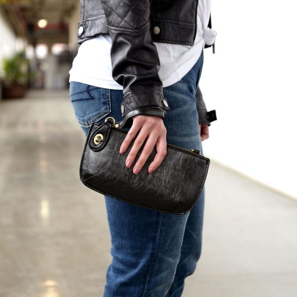 Lustre Lux Crossbody Wristlet Clutch