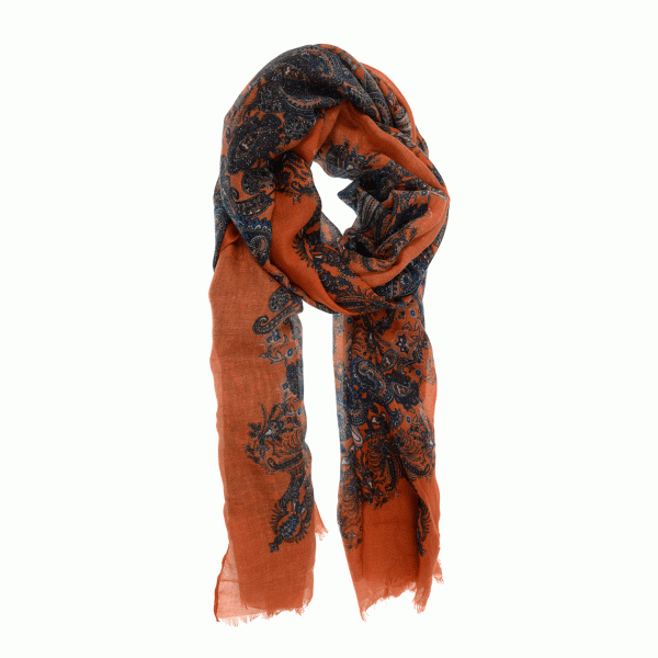 Paprkia Ink Paisley Scarf